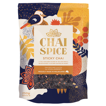 Chai Spice Sticky Chai Natural Blend Hot Tea Drink 250G 