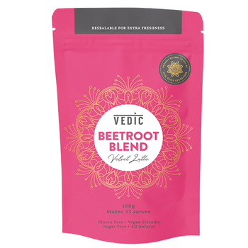 Vedic Beetroot Blend Antioxidant Hot Drink Powder 100G