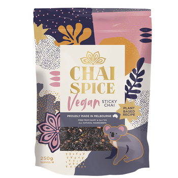 Chai Spice Vegan Sticky Chai Blend Hot Tea Drink 250G