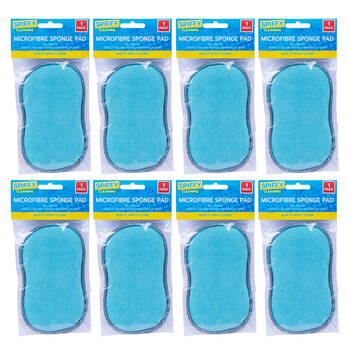 8x Spiffy Microfibre Sponge Pad