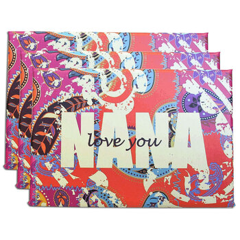 3PK LVD Nana Scented 80g Body Fragrance Bath Bar Soap w/ Box Paisley