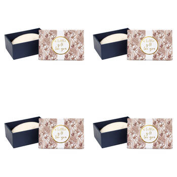 4PK LVD A Little Gift For You Glycerin Soap in Box 9x6cm Tropical Palms