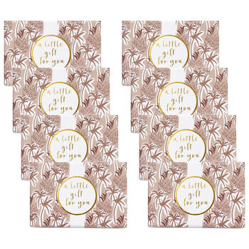 8PK LVD A Little Gift For You Glycerin Soap in Box 9x6cm Tropical Palms