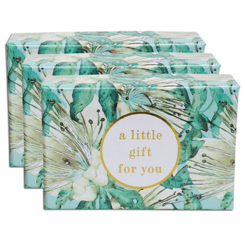 3PK LVD Aqua Flower Scented 80g Body Fragrance Bath Bar Soap w/ Box Gift For You