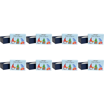 8PK LVD Merry Christmas Gnome Scented Bath Soap Bar 9x6cm w/ Box