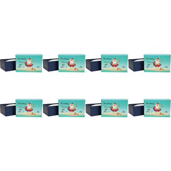 8PK LVD Bar Soap Christmas Cheers With Box Present Home Bathroom