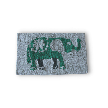 Rayell Bathroom Mat Absorbent Rug Ely Green 80x50cm