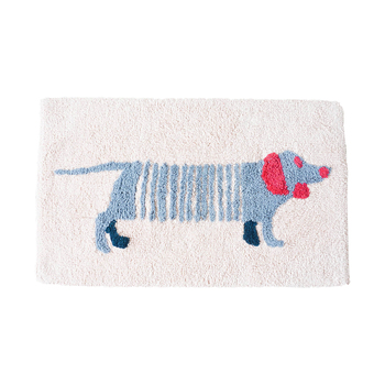 Rayell Bathroom Mat Absorbent Rug Puppy Pink 80x50cm