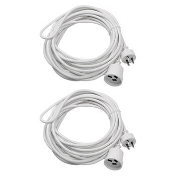 Sansai 5M Power Extension Cord 2PK