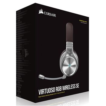 Corsair Virtuoso Wireless RGB SE Headset w/ Mic for PC - Espresso
