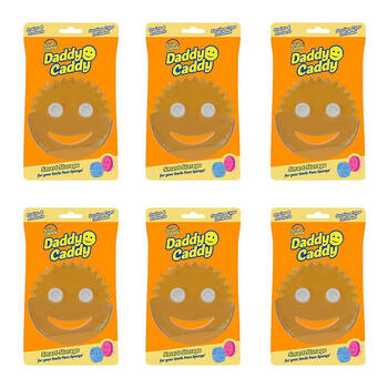 6PK Scrub Daddy Sponge Caddy Kitchen Sink Holder
