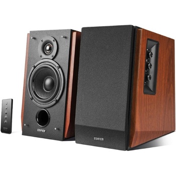 Edifier R1700BT Bluetooth Lifestyle Bookshelf Studio Speakers 3.5mm AUX - Brown