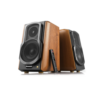 Edifier S1000MKII 2.0 Active Lifestyle Bookshelf BL Studio Speakers Brown
