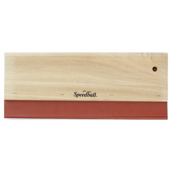 Speedball Finger Jointed Pine Timber Handle Fabric Printing Squeegee 12in 305mm