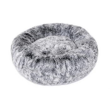 Superior Pet Plus Curl Up Cloud Calming Dog/Cat Bed Dove Grey Medium 60cm