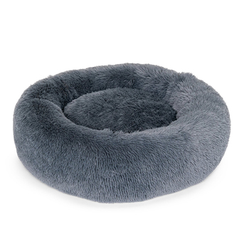 Superior Pet Goods Curl Up Cloud Calming Dog Bed Tranquil Grey Large
