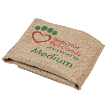 Superior Pet Goods Medium Fitted Hessian Dog Bed Frame Cover 106 x 54cm