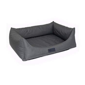 Superior Pet Plus High Side Hideout Ortho Pet Bed Ripstop Grey Large 116cm