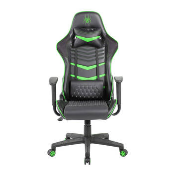 Pure Acoustics Spider Iron Gaming Chair - Black/Green