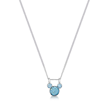 Couture Kingdom Disney Mickey Mouse Birthstone Necklace 40+7cm March