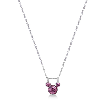 Couture Kingdom Disney Mickey Mouse Birthstone Necklace 40+7cm June