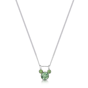 Couture Kingdom Disney Mickey Mouse Birthstone Necklace 40+7cm August