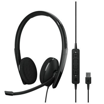 Sennheiser Wired ADAPT 160T USB-A II On-Ear Double-Sided Headset - Black
