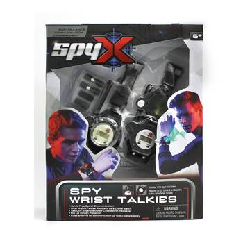 SpyX Wrist Talkies Spy Walkie Talkie Kids/Children Black 6y+