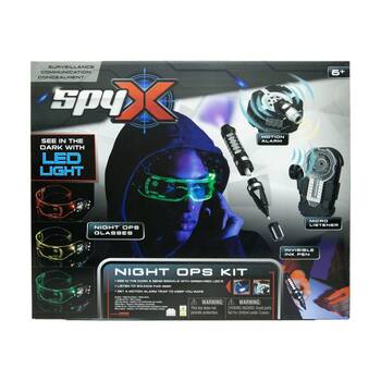 SpyX Night Ops Kit Vision Glasses Kids/Children Black 6y+