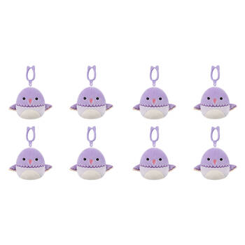 8PK Squishmallows 3.5in Clip Charmaine Hummingbird Stuffed Animal Plush Toy 3y+
