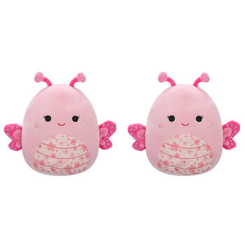 2PK Squishmallows 7.5in Mogo Pink Butterfly Stuffed Animal Kids Plush Toy 3y+