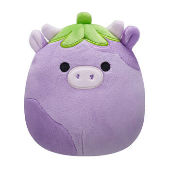 Squishmallows 7.5in Frederick Eggplant Cow Stuffed Animal Kids Plush Toy 3y+