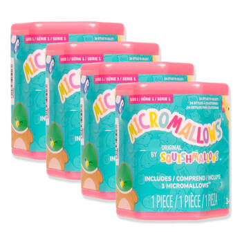4PK Squishmallows 2.5in Micromallows Blind Capsule Collectible Kids Set 3y+ Assorted