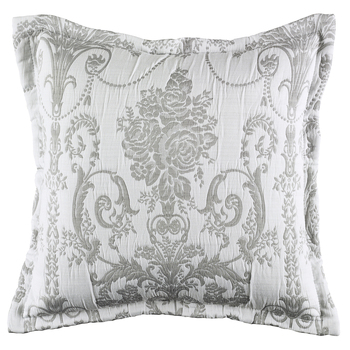 Bianca Olivia 43x43cm Square Polyester/Cotton Cushion - Grey