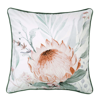 Bianca Sariya Polyester/Velvet White Cushion Cover Pillowcase - 43x43cm