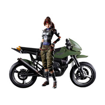 Final Fantasy VII Jessie & Motorcycle Play Arts Figure