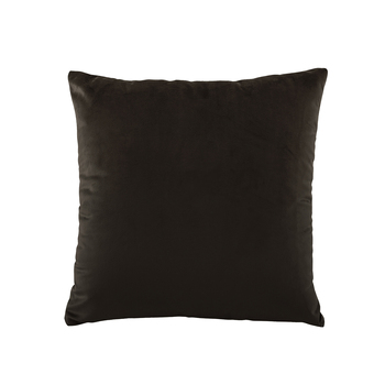Bianca Vivid Coordinates Square Chocolate Velvet Cushion 43cm 