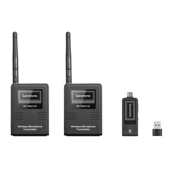 Saramonic 2.4G Dual Wireless Lavalier Microphone System Kit For USBC Device