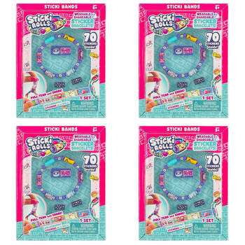 4PK Sticki Rolls Sticki Band Single Pack - Assorted 5y+