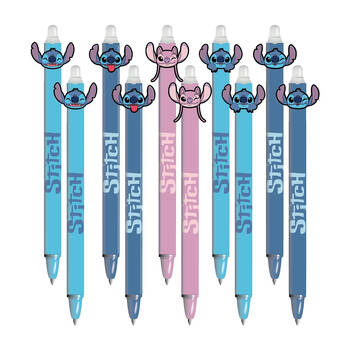 10PK Disney Lilo and Stitch Erasable Gel Stationary Writing Pen Assorted