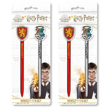 2PK x 2pc Wizarding World Harry Potter Stand Together Novelty stationery Pen Set
