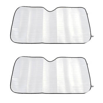 2pc Car Windscreen Sun Visor