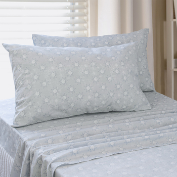 Jelly Bean Kids Suns Double Bed Bedding Sheet Set - Blue