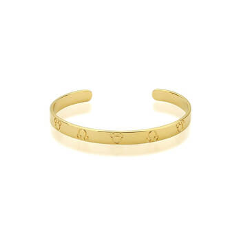 Couture Kingdom Disney Mickey Mouse Bangle Cuff Bracelet Gold