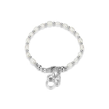 Couture Kingdom Disney Minnie Mouse Pearl Bracelet 19cm - Silver
