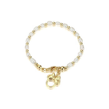 Couture Kingdom Disney Minnie Mouse Pearl Bracelet 19cm - Gold