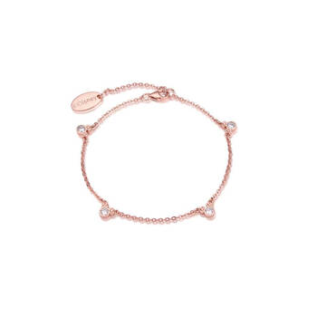 Couture Kingdom Disney Mickey Mouse Cubic Zirconia Bracelet 19cm - Rose Gold
