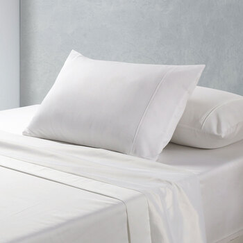 Jason Queen Bed 1500 Thread Count Cotton Rich Sheet Set - White