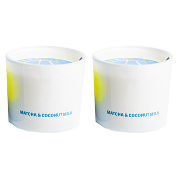 2PK Serenity Hidden Msg You Are Awesome Candle -Matcha & Coconut Milk 250g