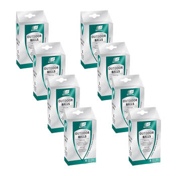 8x 6PK Sunflex Outdoor Table Tennis Balls PU Foam Noiseless Play Gentle Bounce